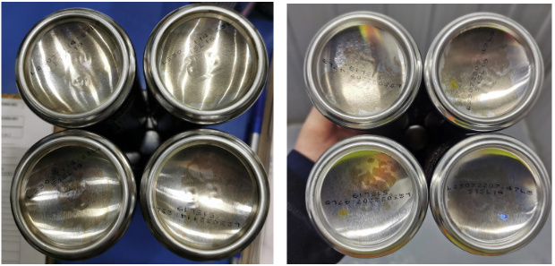 stains on beer cans